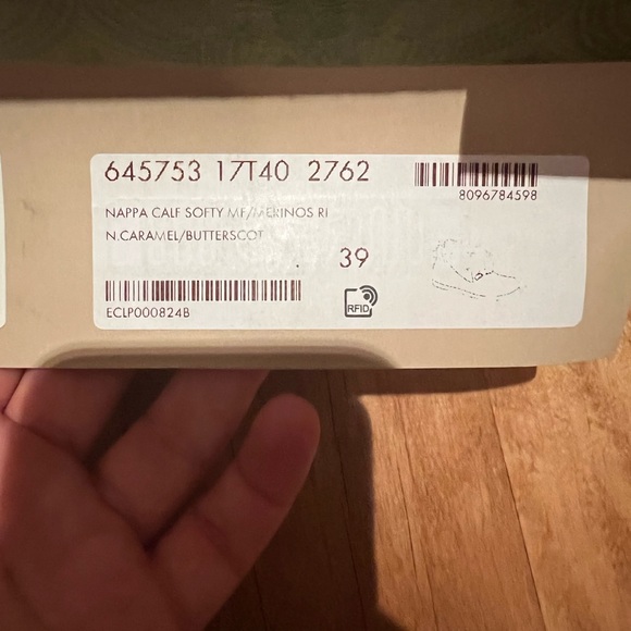 GUCCI Women’s Wool Leather brown Ankle Boots Size 39/9 - Picture 7 of 7